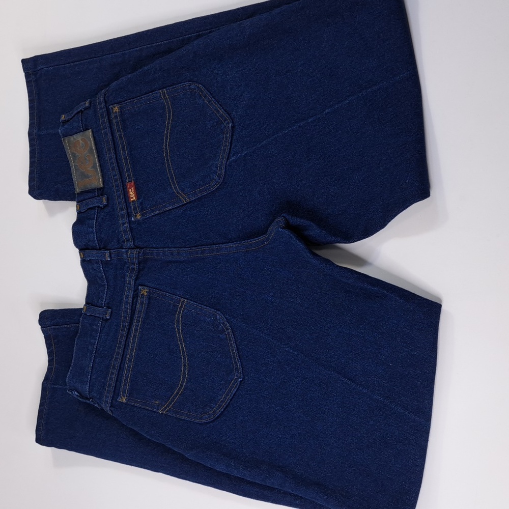🇺🇲 Vintage Lee Straight Leg Blue Jeans Waist 30 Inseam 30.5 - Picture 10 of 17
